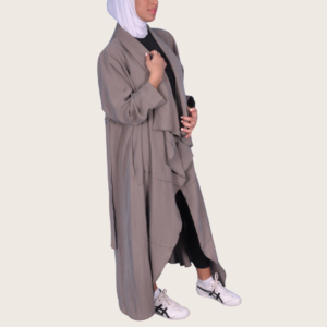 Alternative view of grey cover up