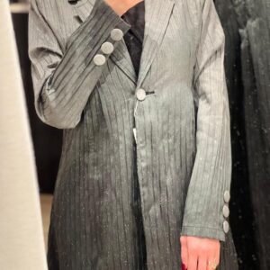 Alternative view of cardigan black ombre