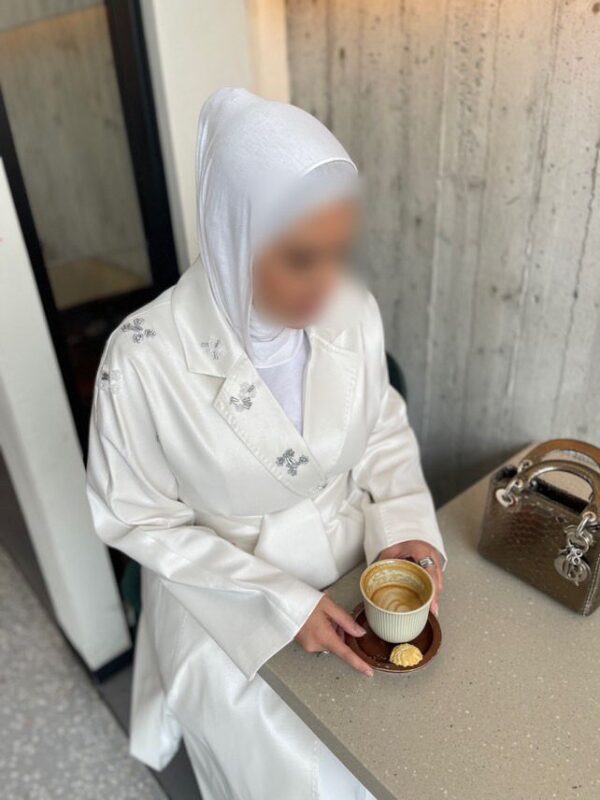 ⁦ترنش كوت أبيض⁩ - الصورة ⁦5⁩