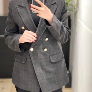 grey blazer