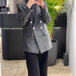 Alternative view of grey blazer